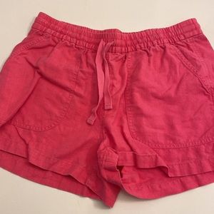 Hot pink jcrew shorts size small